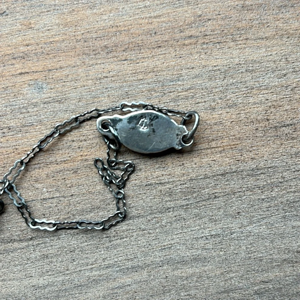 Child’s abalone bracelet stamped